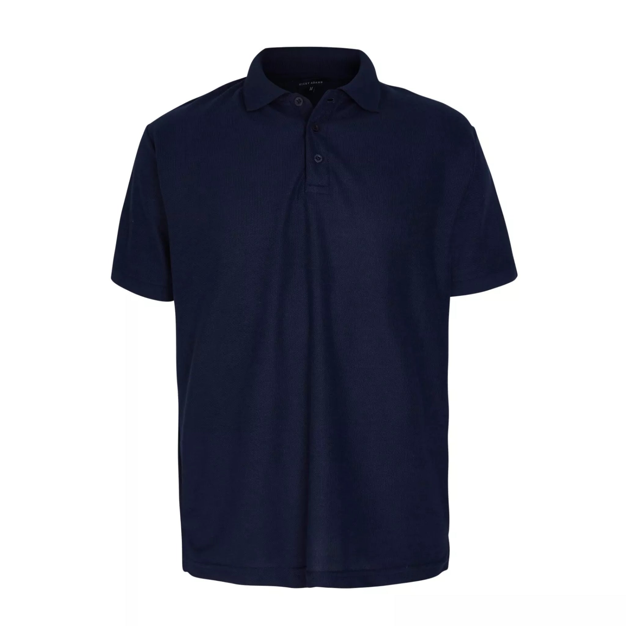 Men’s Nicky Adams short sleeve navy polo shirt collared top